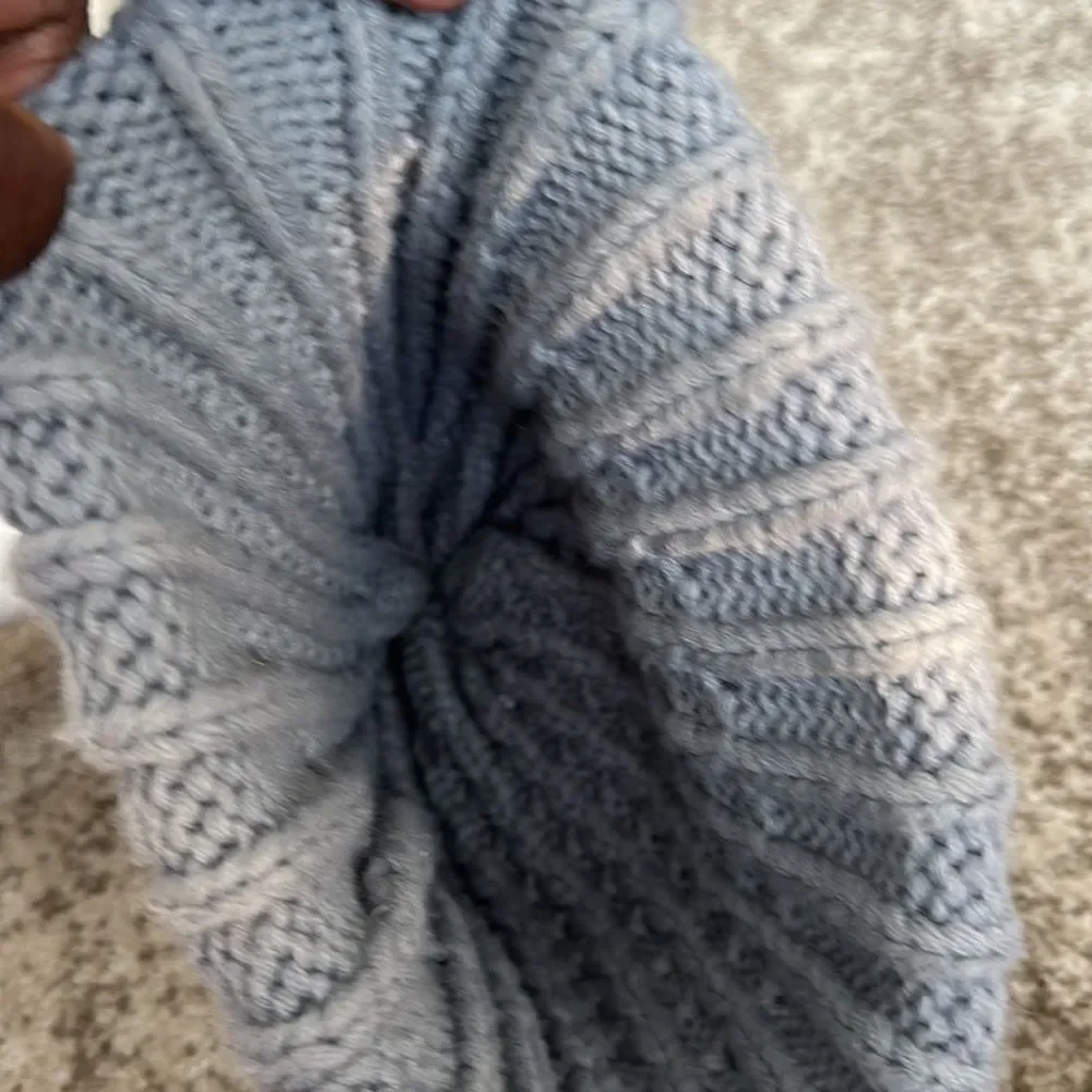 Brook Bay Gray Pom Pom Hat O/S